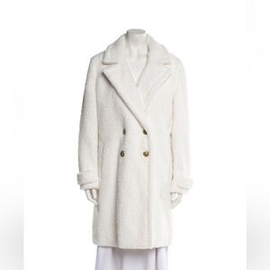 Alice + Olivia Cream Teddy Jacket
